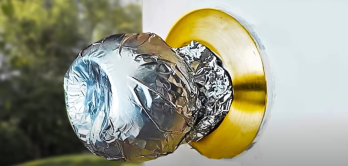 Why Wrap Foil Around Door Knob When Alone